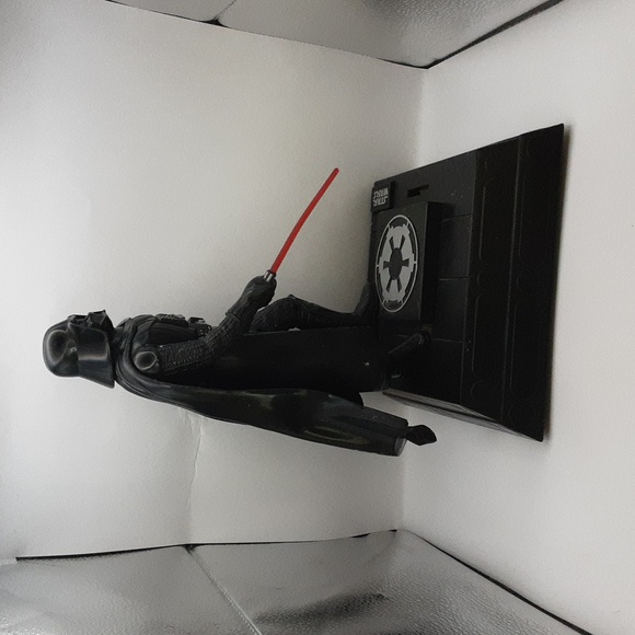 Vintage 1996 Star Wars Darth Vader Red Light Saber Piggy Bank - Picture 4 of 7